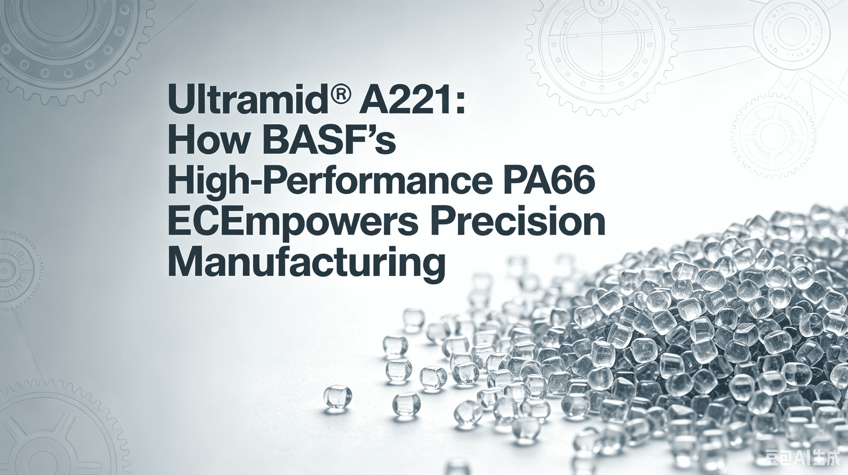 Ultramid® A221: Kuinka BASF:n korkean suorituskyvyn PA66 mahdollistaa tarkkuusvalmistuksen